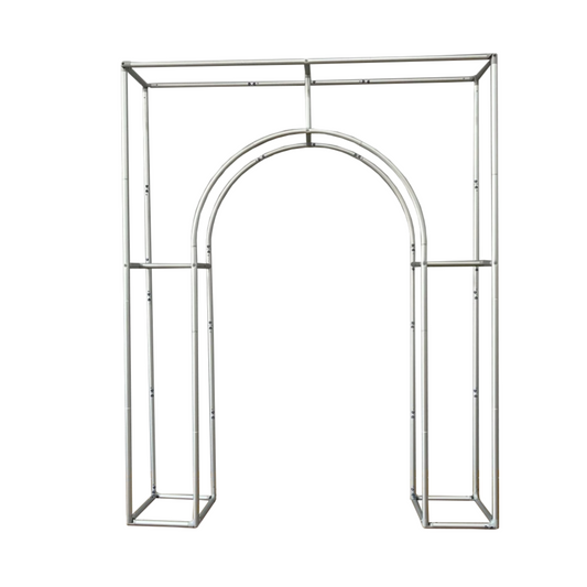 Aluminum Alloy Tube 3D Open Door Welcome Arch Backdrop Wall Stand For Birthday Wedding Party Decoration