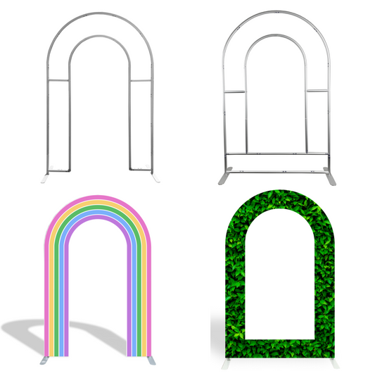 Aluminum Alloy Tube Open Door Arch Backdrop Wall Stand For Birthday Wedding Party Decoration