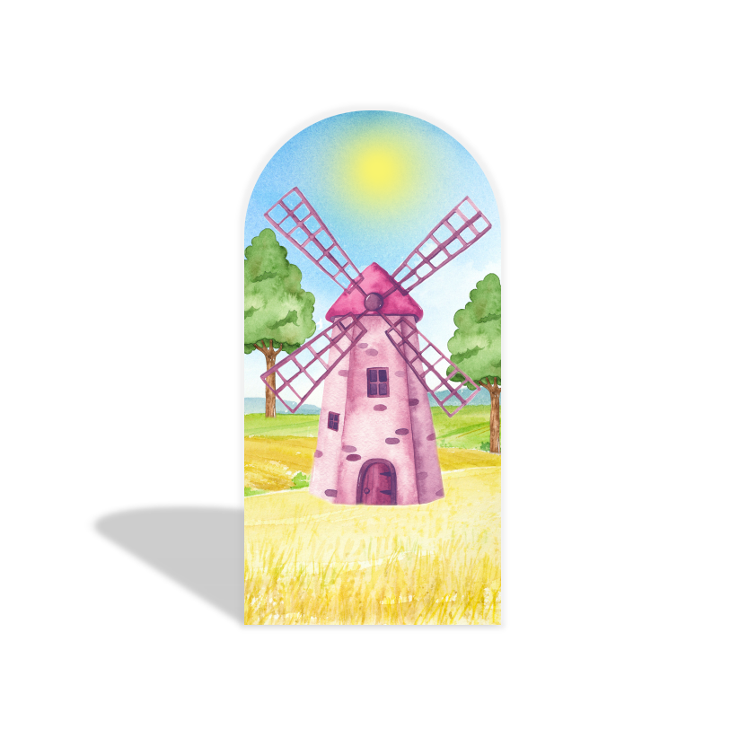 Farm  arch  Birthday Party Arch Backdrop Wall Cloth Cover