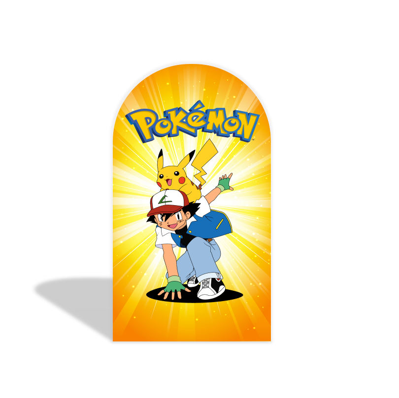 Pokemon  arch  Birthday Party Arch Backdrop Wall Cloth Cover