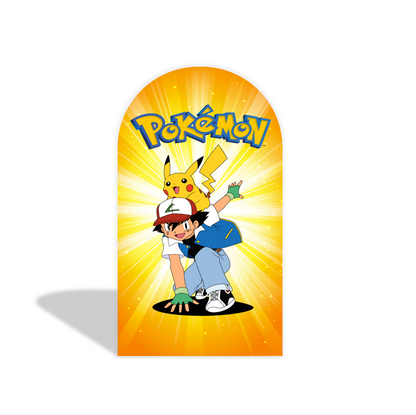 Pokemon  arch  Birthday Party Arch Backdrop Wall Cloth Cover