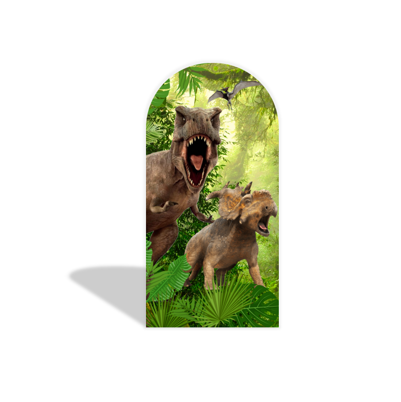 Jurassic World Park arch  Birthday Party Arch Backdrop Wall Cloth Cover