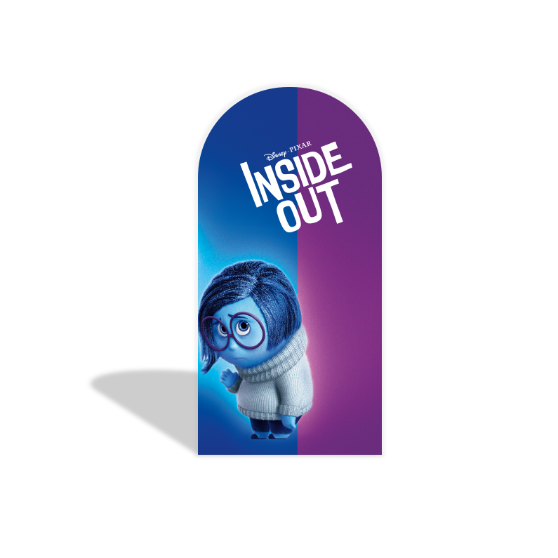 Inside Out Theme Birthday Party Arch Backdrop Wall Cloth Cover