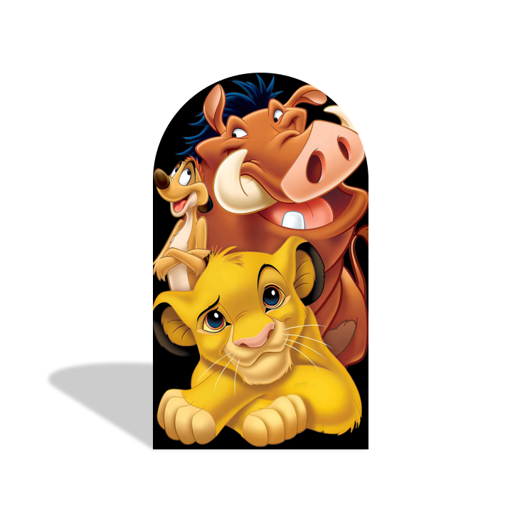 Lion King Birthday Baby Shower Party Ground Arch Backdrop Wall Cloth Cover