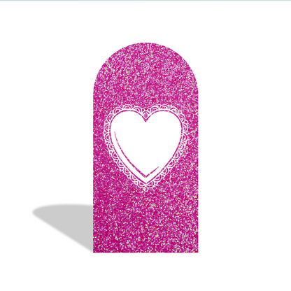 Glitter Barbie Head Happy Birthday Party Arch Backdrop Wall Cloth  Cover