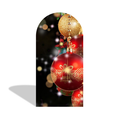Merry Christmas Event Holiday Decoration Arch Backdrop Wall Cloth Cover