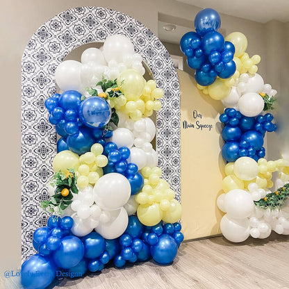 Open Door Arch Fabric Backdrop Stand Cover For Birthday Baby Shower Party Decoration