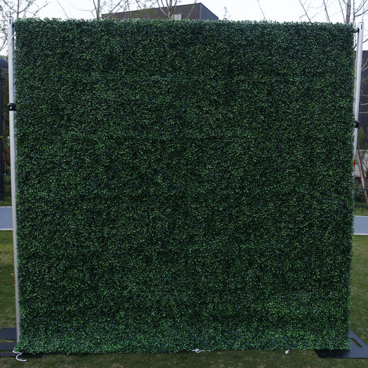 Handmade Artificial Cloth Curtain Fence Hedge Plant Wall For Birthday Wedding Backdrop Decoration Outdoor Event Party Decor Props