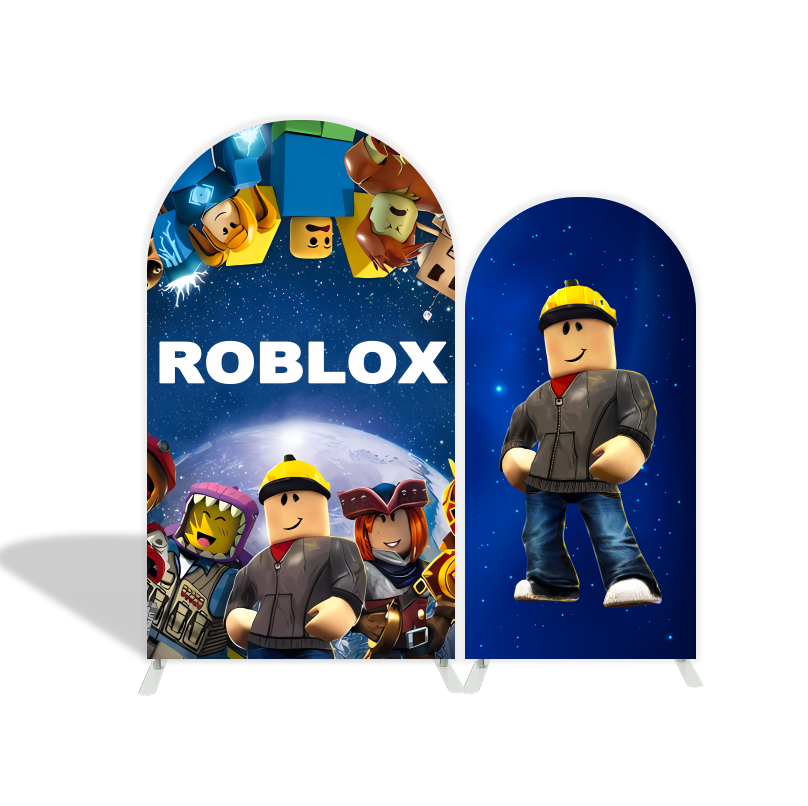 Roblox  arch  Birthday Party Arch Backdrop Wall Cloth Cover