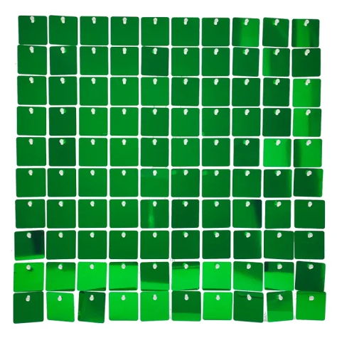 Green Sequin Shimmer Backdrop Wall Panels For Birthday Wedding Party Event Decoration