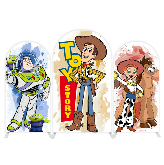 Toy Story arch  Birthday Party Arch Backdrop Wall Cloth Cover