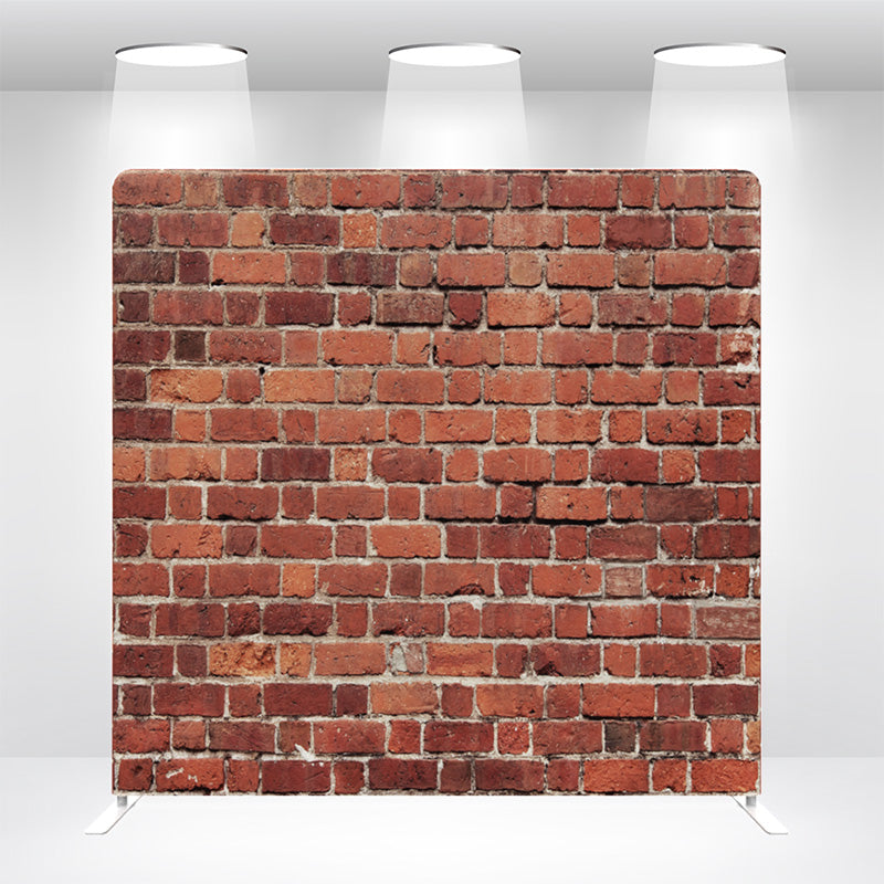 Brick Tension Fabric Backdrop Wall Cover With Stand For Birthday Party Photography Photo Shoot Studio Props