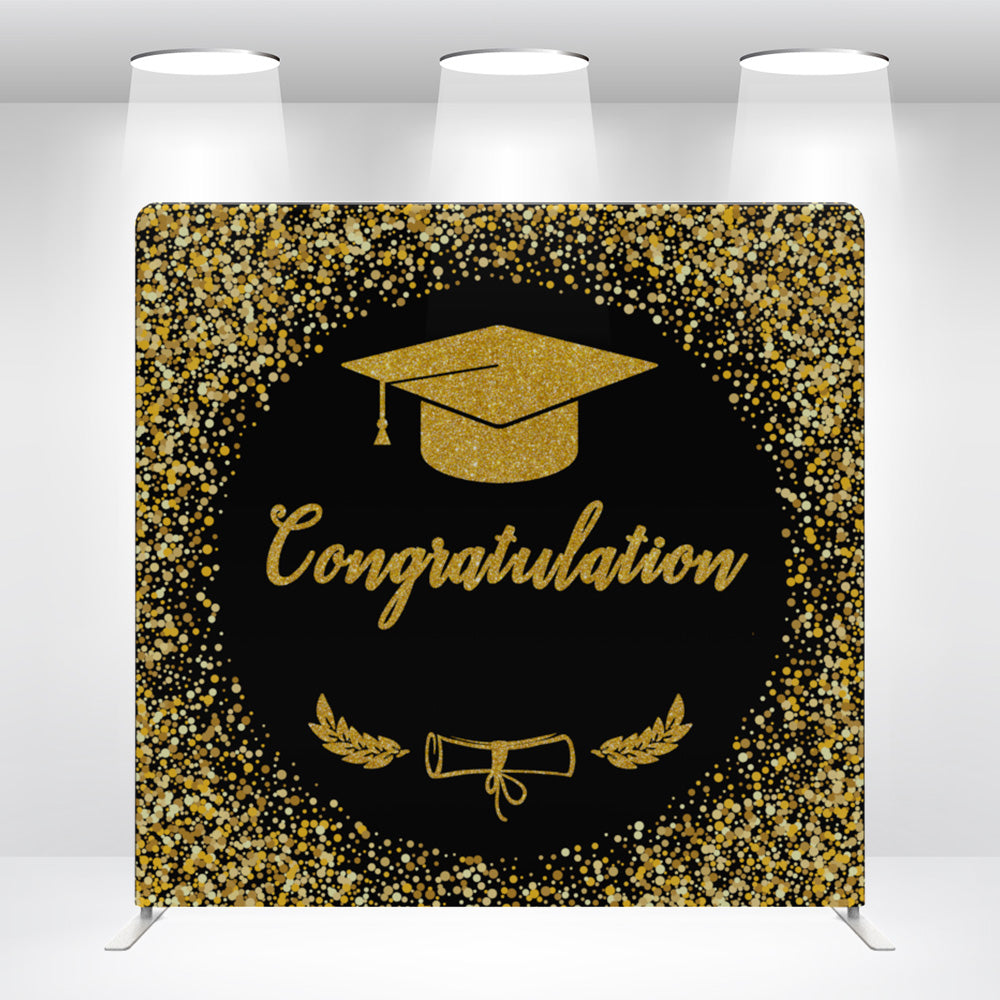 Congratulation Congrats Party Backdrop Wall Cover With Stand