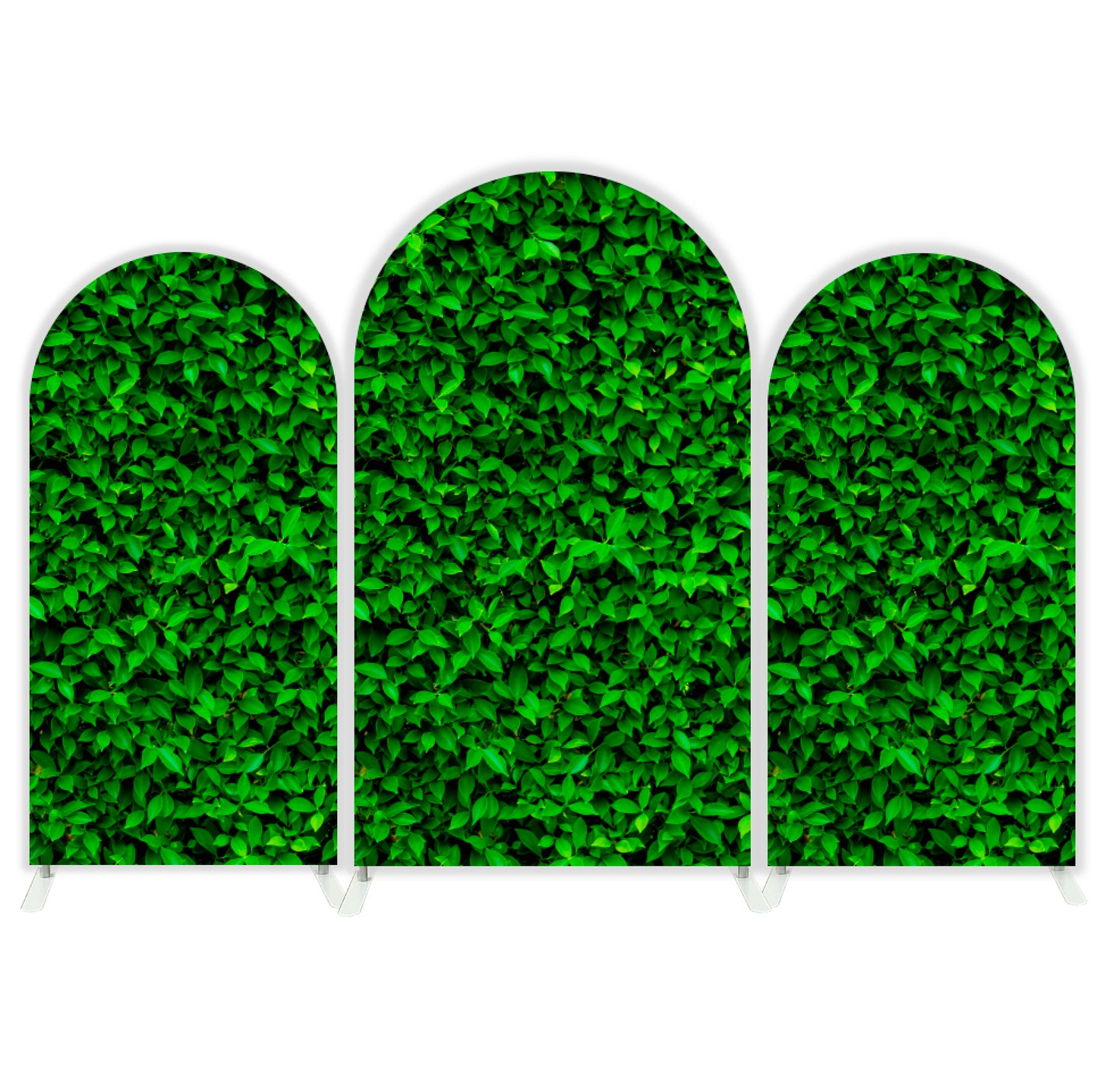 Green Tree Leaves Background Birthday Party Arch Backdrop Wall Cloth Cover