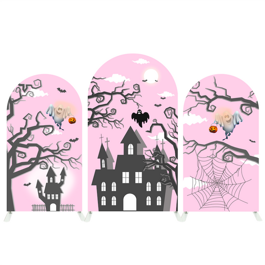 Halloween Holiday Decoration Arch Backdrop Wall Cloth Cover