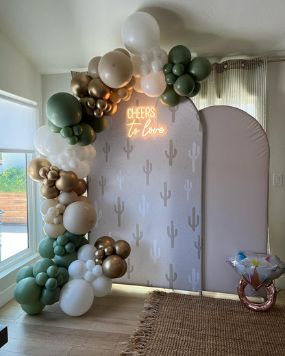 Customization Birthday Wedding Baby Shower Bridal Decade Party Arch Backdrop Wall Cloth Cover