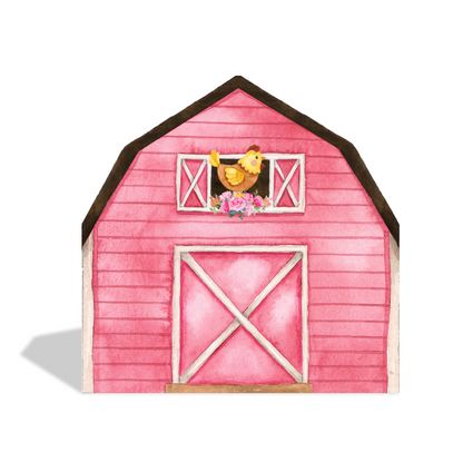 7x7ft Farm House Barn Arch Backdrop Wall Cover Stand For Birthday Baby Shower Party Decoration